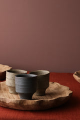 Footed Stoneware Cup